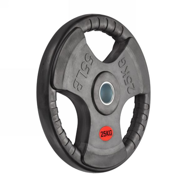 Диски обрезиненный с 3-мя хватами 51 мм 1,25-25 кг VictoryFit