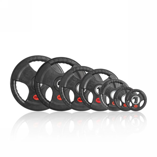 Диски обрезиненный с 3-мя хватами 51 мм 1,25-25 кг VictoryFit