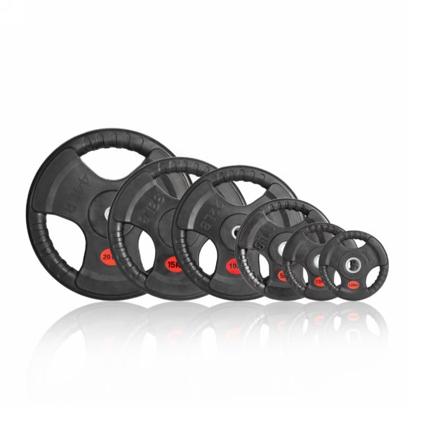 Диски обрезиненный с 3-мя хватами 51 мм 1,25-25 кг VictoryFit
